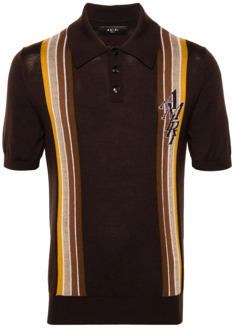 Polo Shirts Amiri , Brown , Heren - L,M