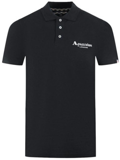 Polo Shirts Aquascutum , Black , Heren - 2Xl,Xl,L,M,S