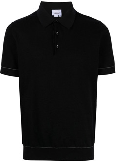 Polo Shirts Brioni , Black , Heren - 3XL