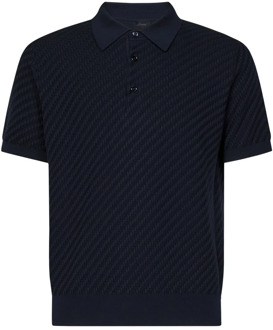 Polo Shirts Brioni , Blue , Heren - 2Xl,M