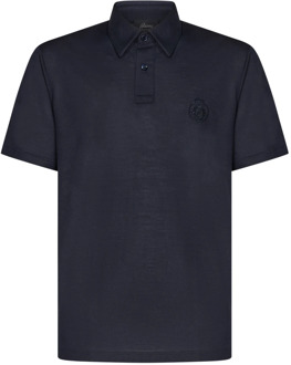 Polo Shirts Brioni , Blue , Heren - 2Xl,Xl,L,M,S