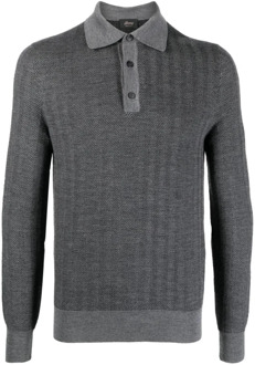 Polo Shirts Brioni , Gray , Heren - 2Xl,M