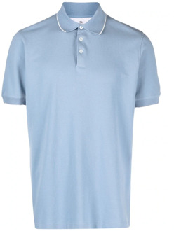 Polo Shirts Brunello Cucinelli , Blue , Heren - 2Xl,S