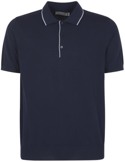 Polo Shirts Canali , Blue , Heren - 6Xl,4Xl,3Xl