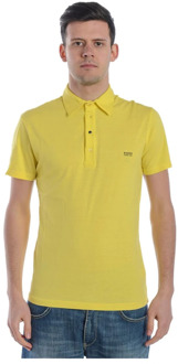 Polo Shirts Daniele Alessandrini , Yellow , Heren - Xl,M