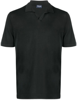 Polo Shirts Drumohr , Black , Heren - 2Xl,Xl,M,S,3Xl