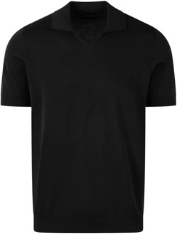 Polo Shirts Drumohr , Black , Heren - M,S