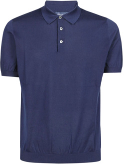 Polo Shirts Drumohr , Blue , Heren - 2Xl,Xl,L