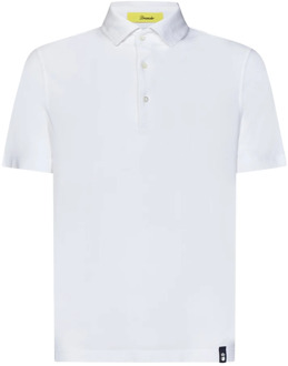 Polo Shirts Drumohr , White , Heren - 2Xl,L,S