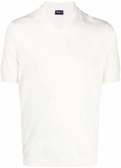 Polo Shirts Drumohr , White , Heren - Xl,L,M