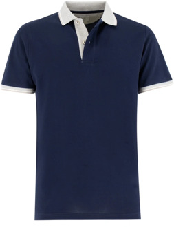 Polo Shirts Eleventy , Blue , Heren - Xl,L,3Xl