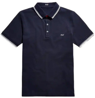 Polo Shirts Fay , Blue , Heren - 2Xl,Xl,L,M,3Xl