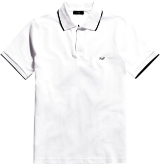 Polo Shirts Fay , White , Heren - 2Xl,Xl,L,M