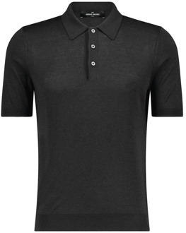 Polo Shirts Gran Sasso , Black , Heren - 2Xl,L