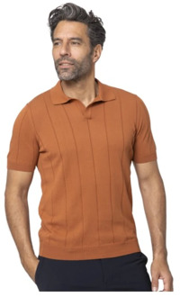 Polo Shirts Gran Sasso , Brown , Heren - Xl,L,M,3Xl