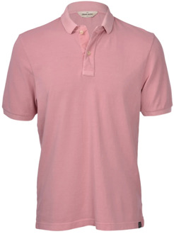 Polo Shirts Gran Sasso , Pink , Heren - M,S