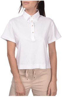 Polo Shirts Gran Sasso , White , Dames - L,M,S