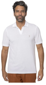 Polo Shirts Gran Sasso , White , Heren - 2Xl,Xl,L,M,3Xl