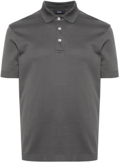 Polo Shirts Herno , Gray , Heren - 2Xl,Xl,L,M