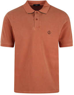 Polo Shirts Herno , Orange , Heren - 2Xl,Xl,L,M,S,3Xl