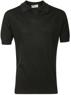 Polo Shirts John Smedley , Black , Heren - Xl,L