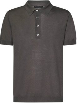 Polo Shirts Low Brand , Gray , Heren - 2Xl,Xl,L,M,S,3Xl