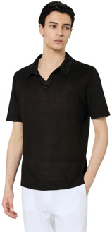 Polo Shirts Massimo Alba , Black , Heren - Xl,S