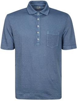 Polo Shirts Massimo Alba , Blue , Heren - 2Xl,Xl,L,M,S