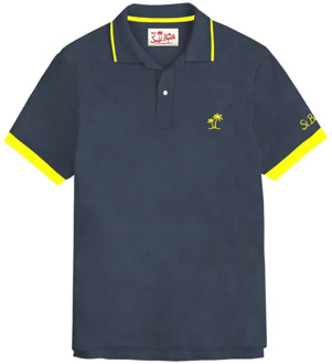 Polo Shirts MC2 Saint Barth , Blue , Heren - 2Xl,S