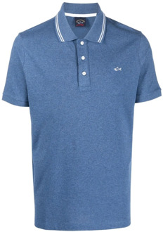 Polo Shirts Paul & Shark , Blue , Heren - 2Xl,L