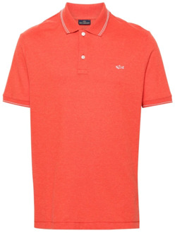 Polo Shirts Paul & Shark , Orange , Heren - Xl,M