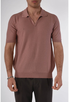 Polo Shirts Roberto Collina , Pink , Heren - 2Xl,Xl,M
