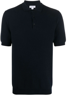 Polo Shirts Sunspel , Blue , Heren - 2Xl,Xl
