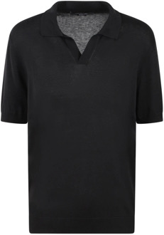Polo Shirts Tagliatore , Black , Heren - L,M,S