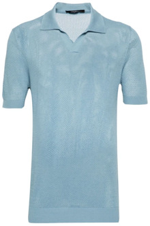 Polo Shirts Tagliatore , Blue , Heren - 2Xl,Xl,L