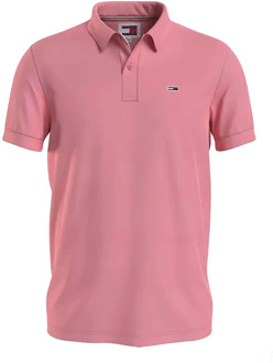 Polo Shirts Tommy Jeans , Pink , Heren - 2Xl,L