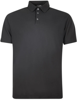 Polo Shirts Zanone , Black , Heren - Xl,L,M,4Xl,3Xl