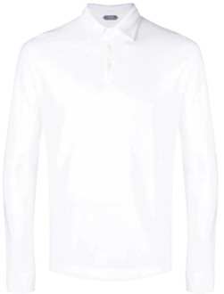 Polo Shirts Zanone , White , Heren - XL