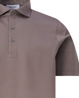 Polo ss - maat 50 Bruin