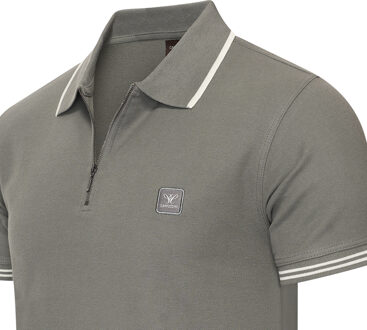 Polo SS Polo Zip Polo Torino Grijs - M