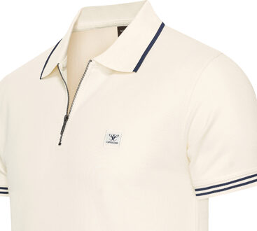 Polo SS Polo Zip Polo Torino Wit - maat XL