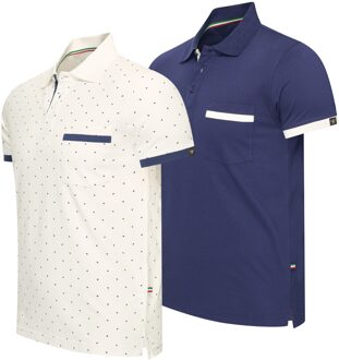 Polo SS Todi 2-Pack Polo Multi - maat XL Veelkleurig