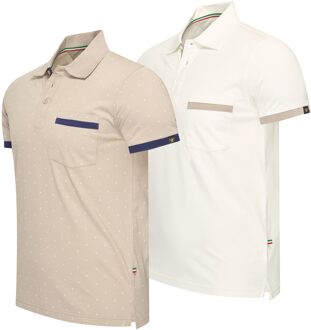 Polo SS Todi 2-Pack Polo Multi Veelkleurig - L