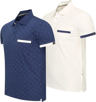 Polo SS Todi 2-Pack Polo Multi Veelkleurig - XL