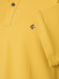 Polo Stretch Mustard Geel - 3XL,4XL,5XL,L,M,XL,XXL