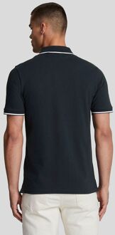Polo Tipped Navy Donkerblauw - M