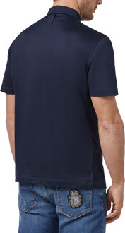Poloshirt Crest Donkerblauw