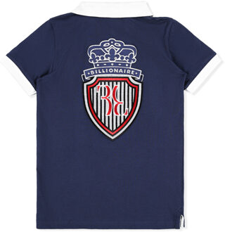 Poloshirt Crest Donkerblauw