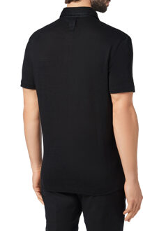 Poloshirt Crest Zwart - XS