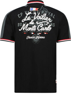 poloshirt heren kalvineak - Zwart - M